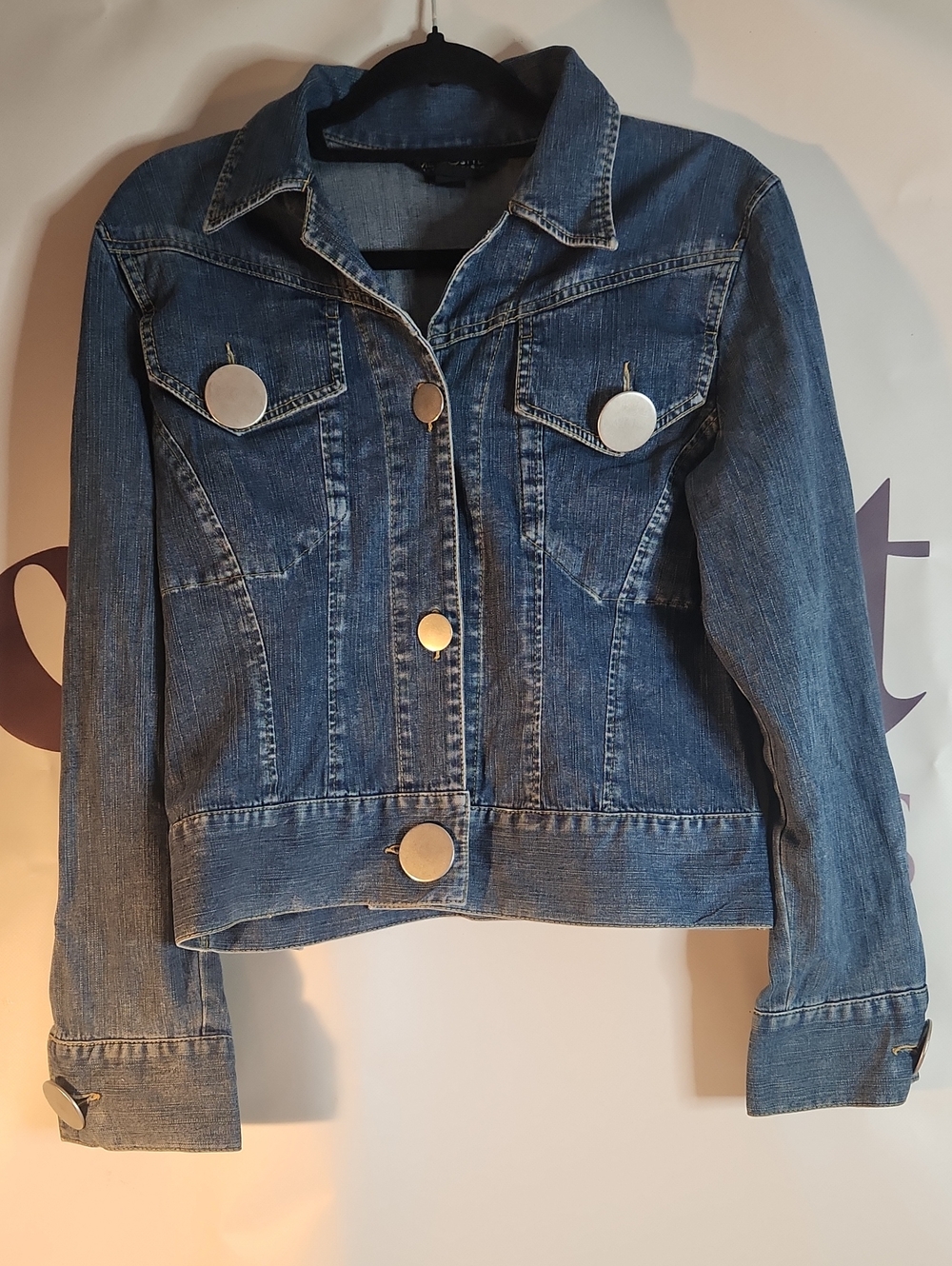 Classic Blue Denim Jacket - Women's
